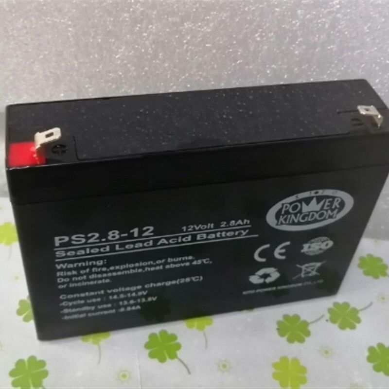 POWER KINGDOM蓄电池 PS2.8-12 12V2.8AH仪器仪表电子设备用电瓶