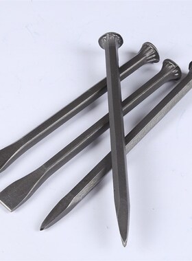 凿子石工破石头工具扁头錾子手工水泥尖凿平头石匠钢凿特钢劈石器