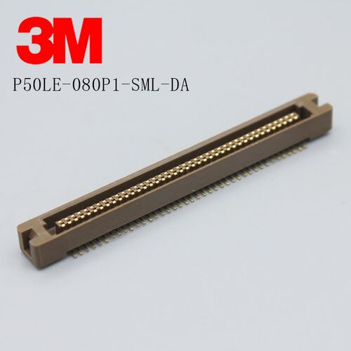 P50LE-080P1-SML-DA表贴式板端80针3M原装连接器接插件