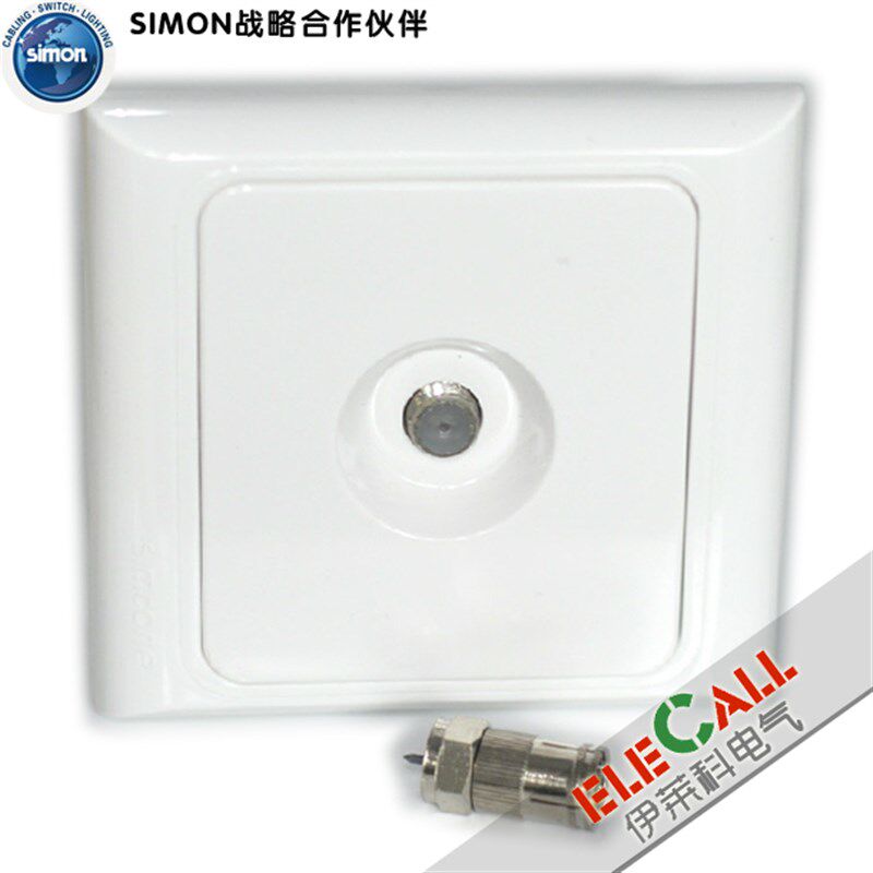 西蒙开关欧典61系列 串接式电视插座 J60473