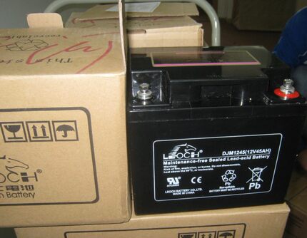 厂家低价直销LEOCH理士DJM1245 12V45AH电力设备直流屏电柜蓄电池