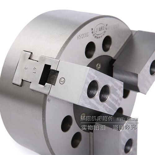 瓦房店三爪楔式动力气动液压卡盘K51 160C 200C 250 C 315C 400C