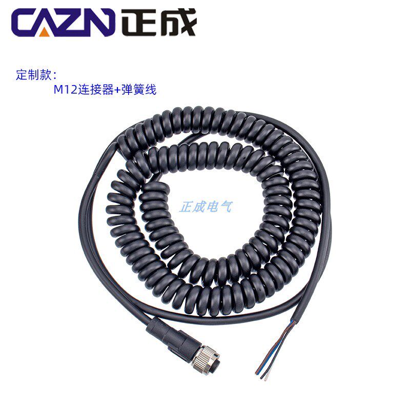 线束定制 M12军标波纹管转接线一分二 一分三 一分四 一分六 分八