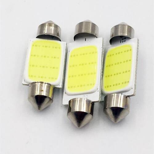 led汽车阅读灯车内灯超亮室内照明灯双尖灯cob后备箱灯车顶LED灯