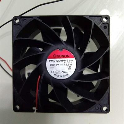 建准SUNON 12V 9238 12.5W 16W 2线大风量散热风扇