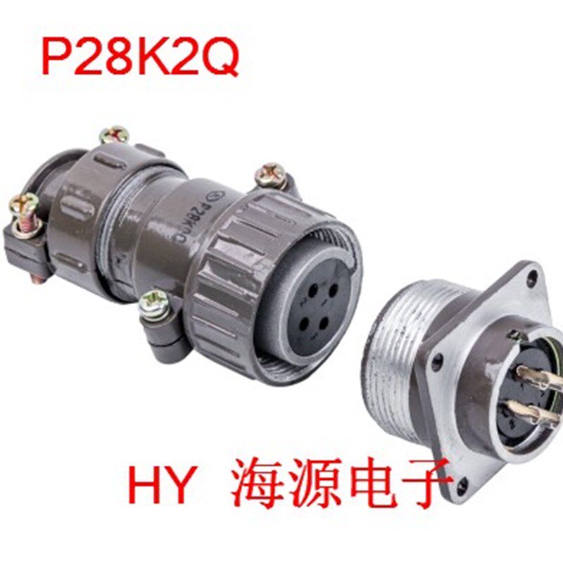 航空插头 连接器 P28-4芯 P28J2Q P28J7Q P28J9Q K/A/P