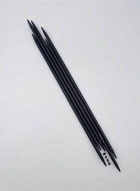 黑檀木棒针25厘米毛衣针直针双头手工编织毛衣袖子帽子袜子工具