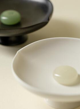 里香作高足极简线香炉香插底座日式素玄-皎手工香炉家熏用道沉香