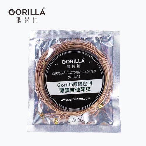 歌芮拉gorilla吉他琴弦一套6根民谣木吉他配件全套弦线一弦好用
