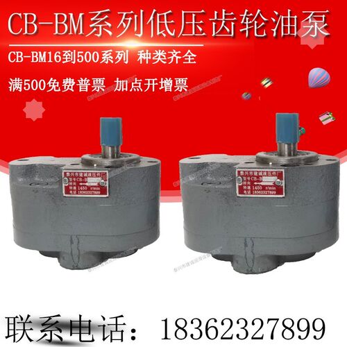 CB-BM16/20/BM25/M32/BM40/BM63/M50齿轮泵CB-BM80/BM125/BM100-3