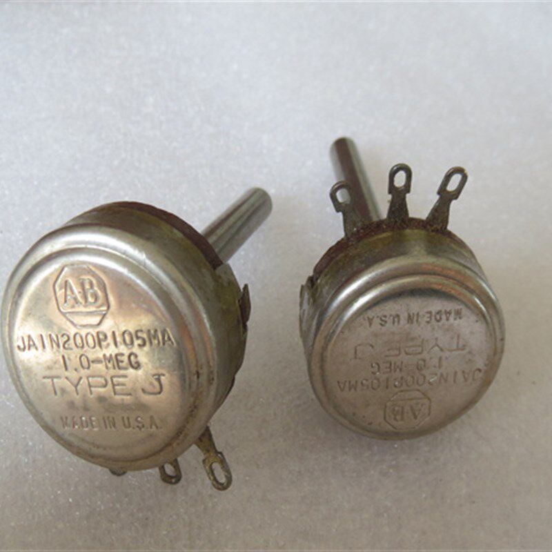 JAIN200P105MA进口美国古董AB 1兆胆机电位器圆柄柄长51MM