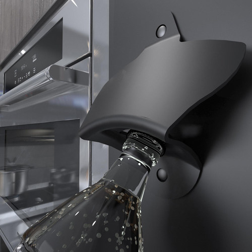 磁吸式开瓶器接盖篮 创意啤酒开瓶器组合 餐厅用开瓶器
