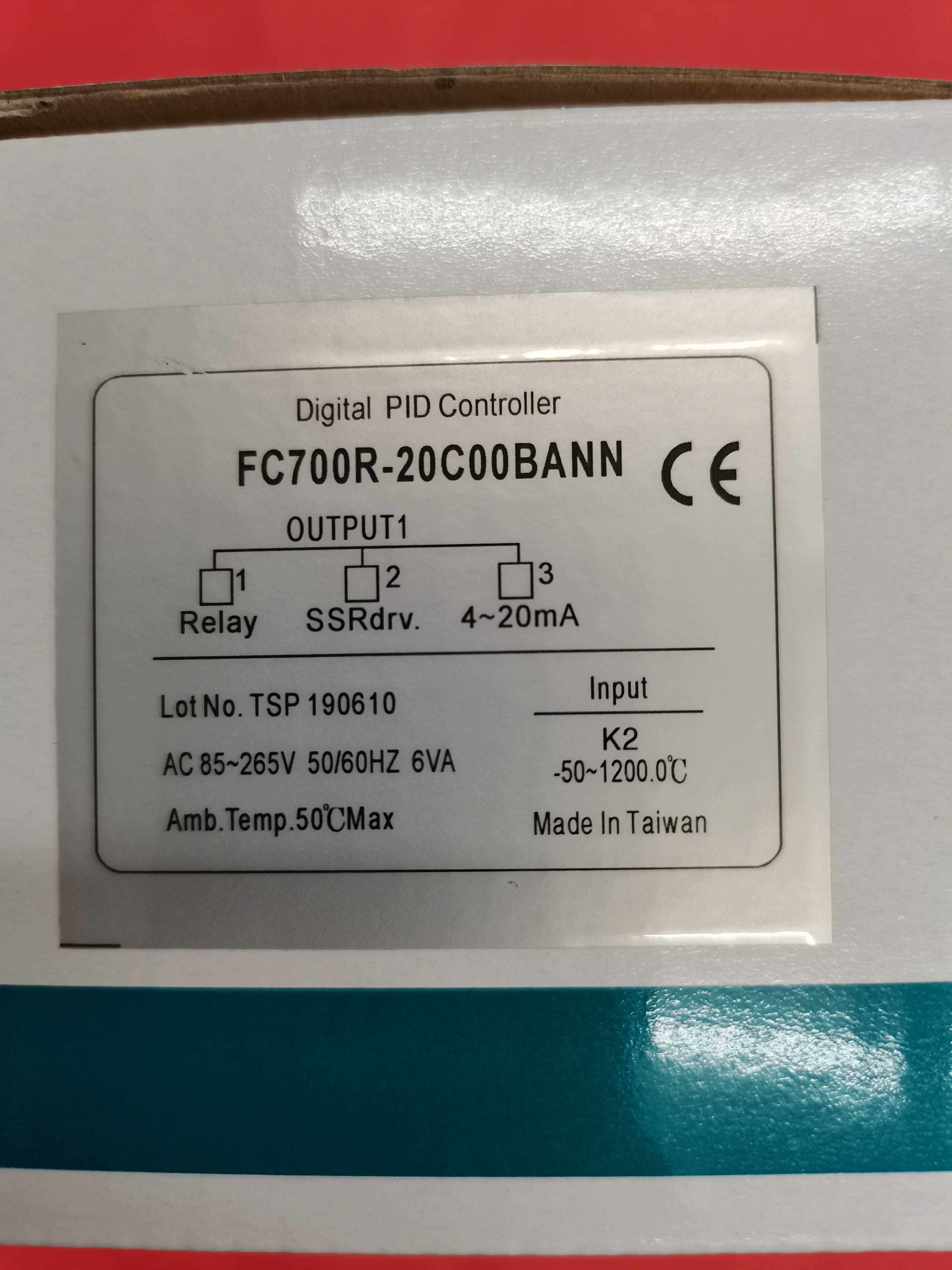 TAIE FC700R-20C00BANN FC700R-20C00B FY700台湾台仪温控器 订货