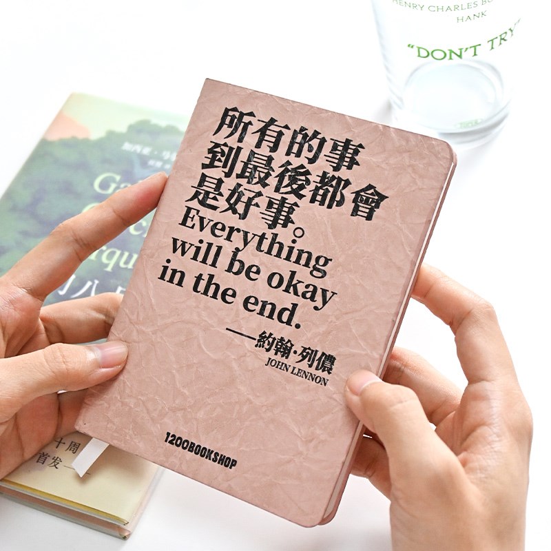 1200 文创列侬笔记本本子便携本子手帐本a5a6软皮本子笔记本套装图片