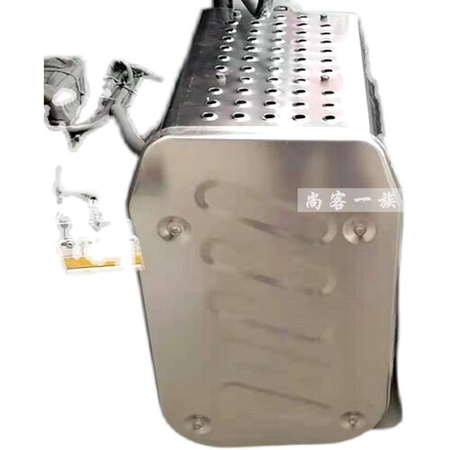 适用解放J6P不锈钢消音器隔热罩 JH6消声器护板不锈钢 侧护板护罩