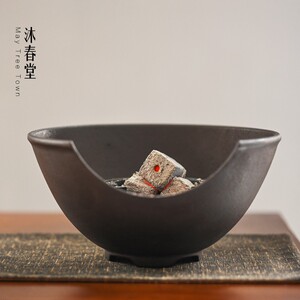 沐春堂 铸铁炭i钵 简约古典茶道炭炉 厚重古朴大号茶炉 可配自在