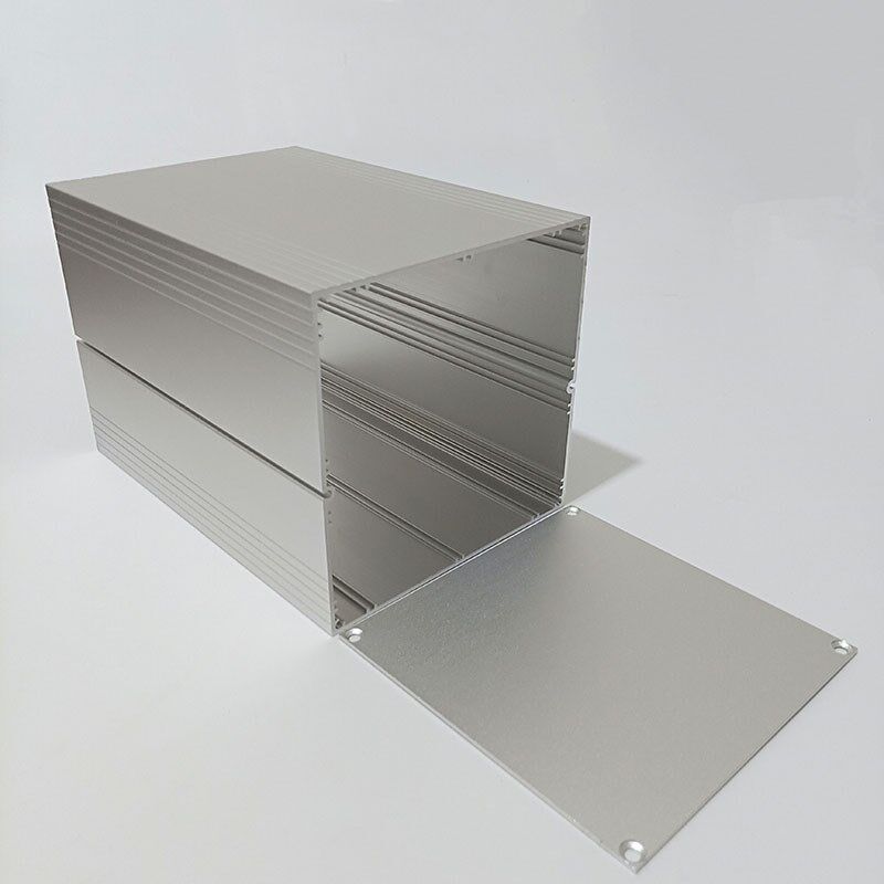 铝合金外壳仪f表机箱壳体锂电池盒方形铝壳铝盒功放机壳136x136