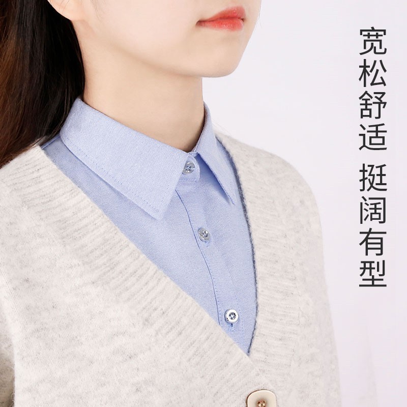 大码假领子女百搭假领春秋内搭衣领C配毛衣多功能秋冬衬衣装1010z