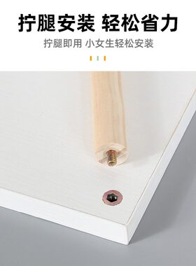 小尺寸电脑增高架实木桌面收纳免安装台式显示器加高底座架子小号