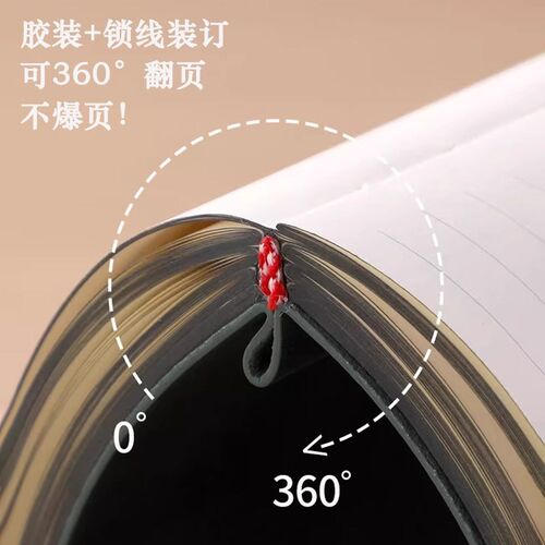 A5复古笔记本子软皮面加厚空白本记事本商务办公会议记录本高级感