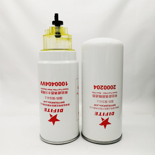 达菲特油水分离器1000404柴油精滤2000204 PL420燃油滤芯2001228