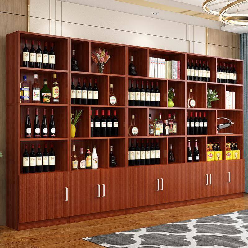 红酒柜展示柜客厅隔断展示架酒架茶叶酒柜家用落地柜陈列烟柜货柜