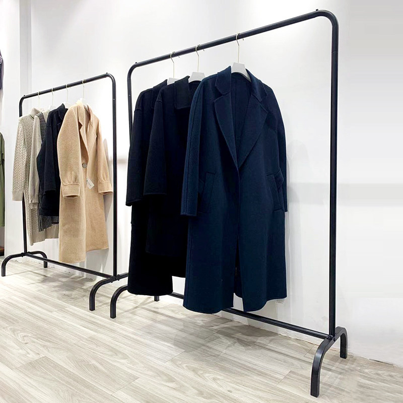 服装店展示架铁艺落地式服装架简约正挂男女装店货架衣架陈列架