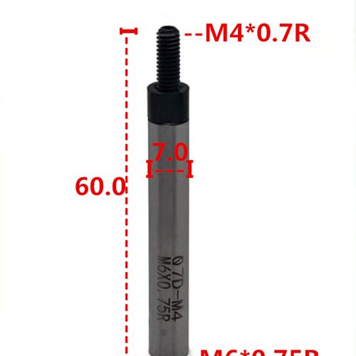 12#2c0#中轴送料机中轴带轴承中轴R正牙右牙L反左牙中轴