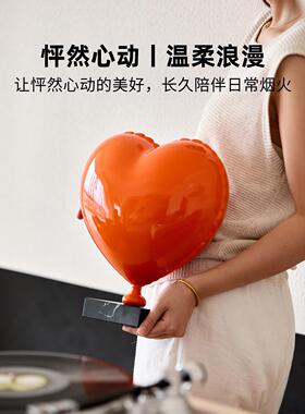 迷屿法式创意爱心气球塑摆级客厅VLR玄关电视柜高雕感桌面乔迁件