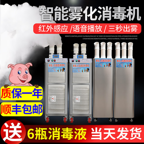 养殖场消毒机智能人员消毒通道猪场用快递用雾化喷雾器消毒设备