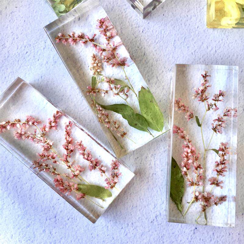 【花枝】创意摆件滴胶真花手工材料包节日礼品 尺寸:10x4x2cm