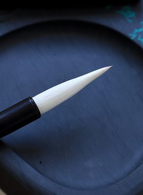 张苏笔庄羊毫海鸥牌宣笔国家非遗传人张文年手工制作毛笔中楷大楷