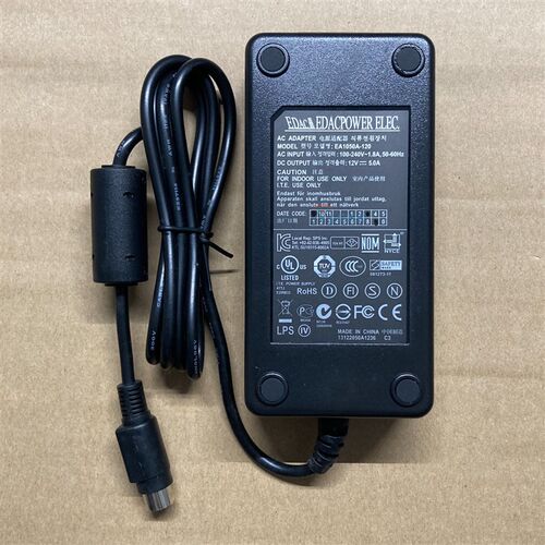 EDAC EA1050A-120 12V5A 3PIN电源适配器