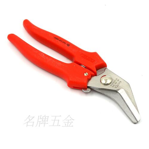 德国凯尼派克KNIPEX 不锈钢电工皮革纸板剪刀 9505185 95 05 185