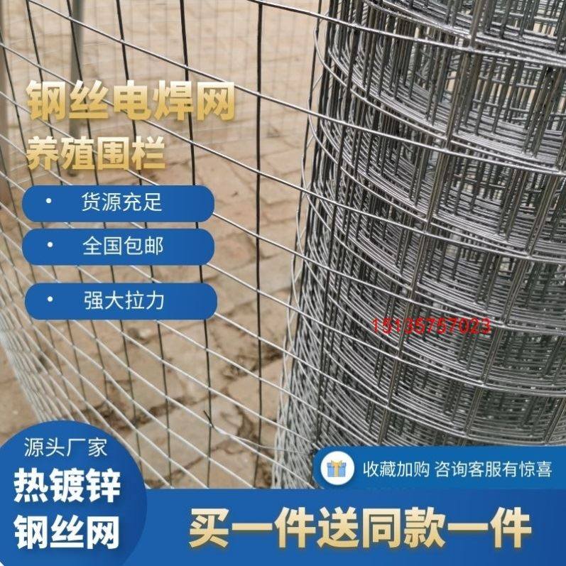 阳台防护网防盗窗垫网热镀锌钢丝网格封窗台安全网铁丝围栏养殖网