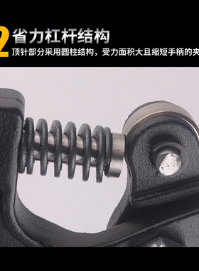 不锈钢金属打孔钳广告发光字手动打孔器铜铝铁皮PVC塑料开孔工具
