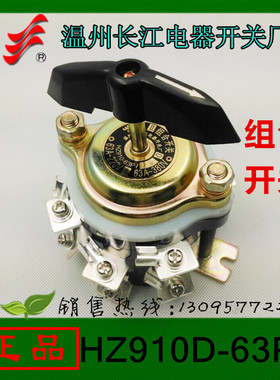 【正品】长信 组合开关HZ910D-63P/4 12个脚银点63A温州长江