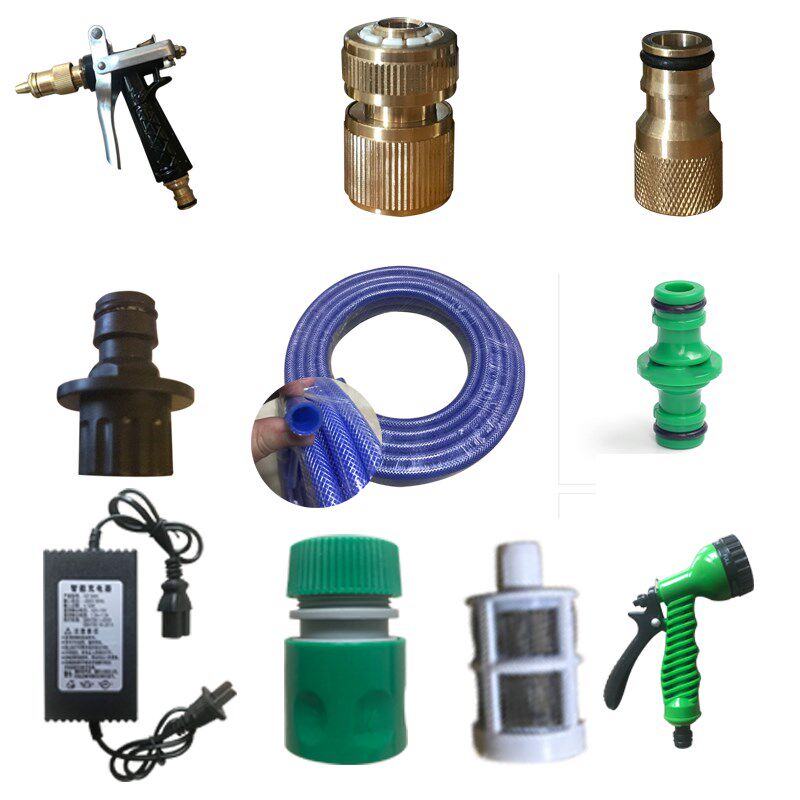 充电自吸抽水泵配件管子接头4分对接12V24V锂电铅酸电瓶充电器