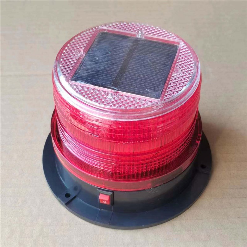 太阳能LED警示灯外顶灯12v24超亮防水校车工程车吸顶报警灯汽货车