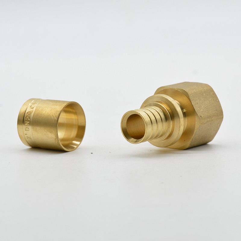 铝塑管接头管件滑紧式内丝直接20mm25mm滑紧式管件滑套式 铜配件