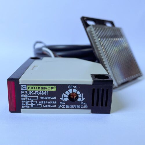 中国沪工光电开关 E3JK-R4M1 DC24V 4米带反射板 12VDC五线220VAC