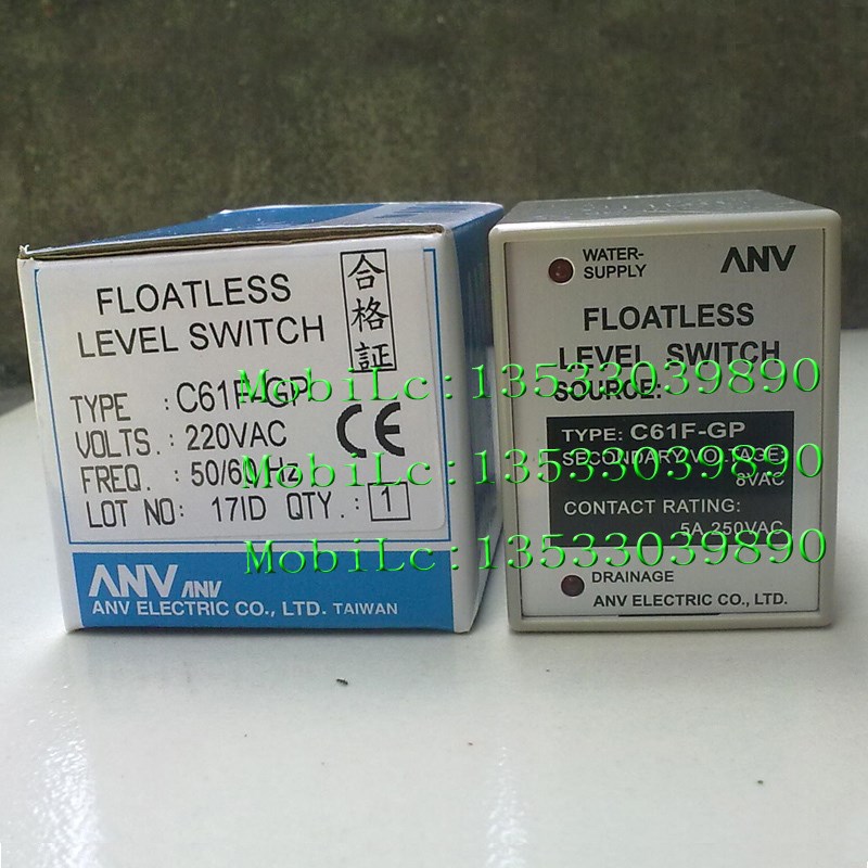 实物拍摄原装正品台湾士研ANV水位开关C61F-GP水位控制液位控制器