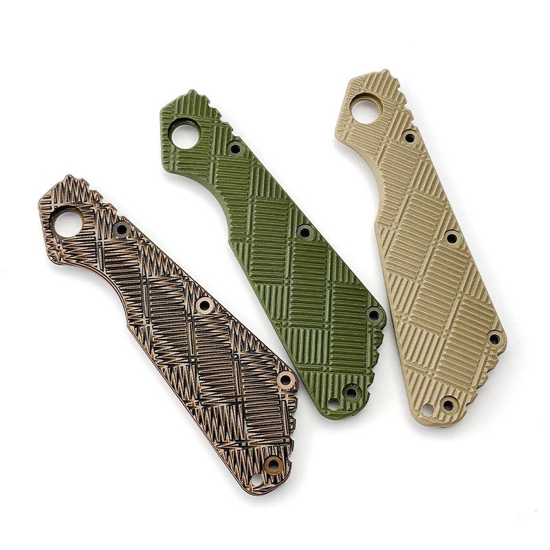 挺进者 Strider SMF刀柄贴片G10材料 ST折刀贴片手柄定做