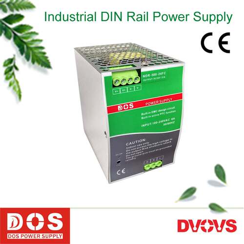 直流24V21A主动PFC效率导轨式开关电源NDR-500-24FC质保三年
