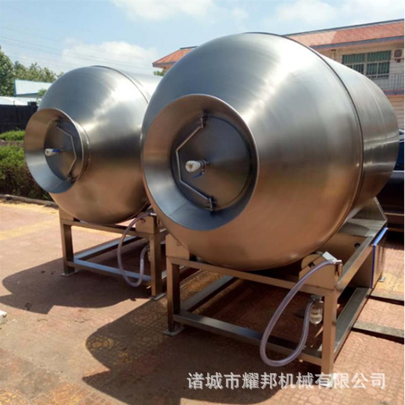牛羊肉真空滚揉腌制机淀粉调味料肉块滚揉机变频真空滚揉机