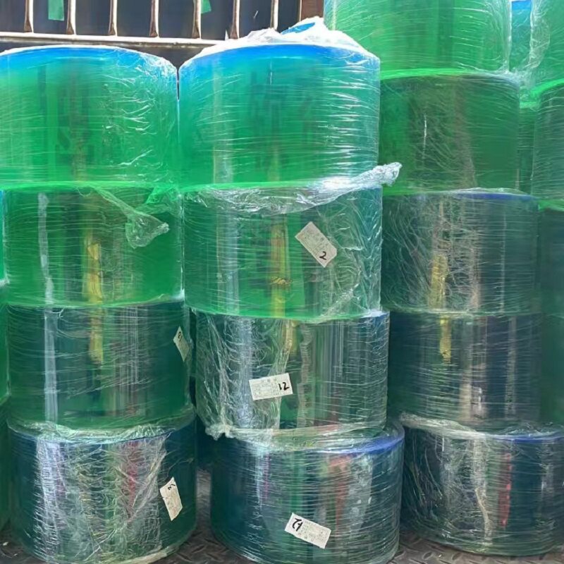 整卷水晶门帘塑料透明软帘空调门帘PVC透明皮帘隔断保温隔热胶帘