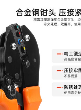 AP省力型压线钳手动压线工具绝缘接线端子铜鼻子管型针型夹线钳子