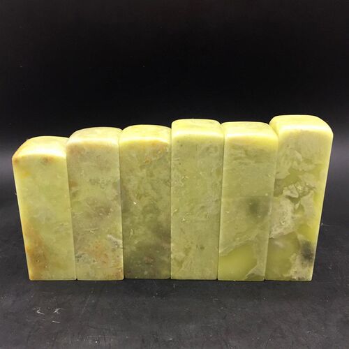 包邮青田学生石练习章宽3cm2.5/1.5/2*2*5cm篆刻印章印石章料印章