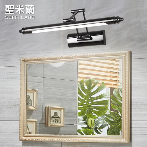 美式镜前灯led 卫生间镜柜灯北欧洗手间灯具浴室灯化妆防水防雾灯