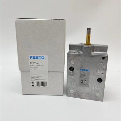 FESTO费斯托两位三通电磁阀老虎阀MFH-3-1/2 9857 全新正品现货